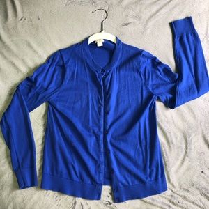 J. Crew Royal Blue Caryn Cardigan